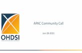 APAC Community Call - OHDSI