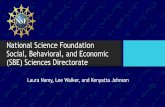 National Science Foundation Social, Behavioral, and ...