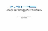 MIPS® Architecture for Programmers Volume II-B ...