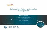 Information fusion and conflict management