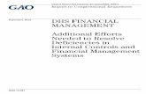 GAO-13-561, DHS FINANCIAL MANAGEMENT: Additional Efforts ...