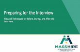 Preparing for the Interview - masshiredowntownboston.org