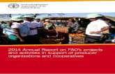 2014 Annual Report on FAO's projects and activities in ...