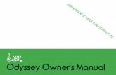 ARP ODYSSEY Owner's manual (Original)