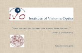 “Your Vision Our Future, Our Vision Your Future…” Prof. I ...