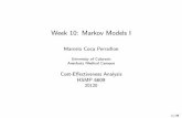 Week 10: Markov Models I