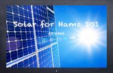 Solar for Hams 101