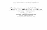 Autonomous SAE Car – Drive By Platoon System