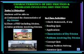 CHARACTERISTICS OF DRY FRICTION & PROBLEMS INVOLVING …