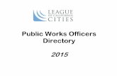 Public Works Officers Directory - cacities.org