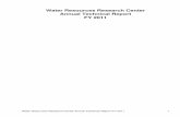 Water Resources Research Center Annual Technical Report FY ...