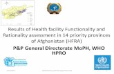 P&P General Directorate MoPH, WHO HPRO