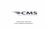 CMS User Manual Loan Officers/Brokers - Kinecta