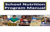 School Nutrition Program Manual