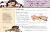 Noise and Its Effects on Children