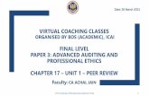 FINAL LEVEL PAPER 3: ADVANCED AUDITING AND …