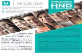 HND Flyer - UK College of Business and Computing