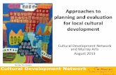 Approaches*to** planning*and*evalua3on* for*local*cultural ...
