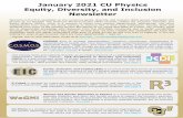 January 2021 CU Physics Equity, Diversity, and Inclusion ...