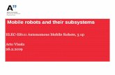 Mobile robots and their subsystems