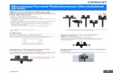 Ultra-compact Pre-wired Photomicrosensor (Non-modulated)