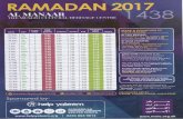 Ramadan Timetable - Al-Manaar | Muslim Cultural Heritage ...
