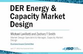 DER Energy & Capacity Market Design