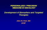 Development of Biomarkers and Targeted Therapies