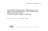 Twelfth Regular Session of the Commission on Genetic ...