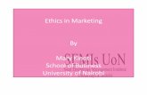 Ethical issues in marketing Dr kinoti.ppt