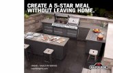 CREATE A 5-STAR MEAL ITHOUT LEAIN HOME.