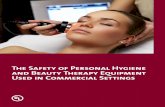 The Safety of Personal Hygiene and Beauty Therapy ...