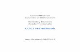 COCI Handbook - academic-senate.berkeley.edu