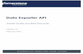 Data Exporter API Starter Guide