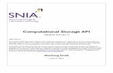 Computational Storage API v0.5r0 2021-06-09
