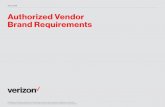 July 6, 2016 Authorized Vendor Brand Requirements