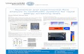 Numerical and experimental flow analysis in centifluidic ...