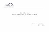 City of San José Annual Report on City Services 2018-19
