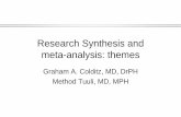 Research Synthesis and meta-analysis: themes