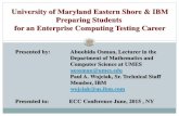 University of Maryland Eastern Shore & IBM Preparing ...