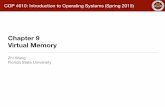 Chapter 9 Virtual Memory - Florida State University