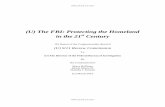 (U) The FBI: Protecting the Homeland - hsdl.org | Homeland ...
