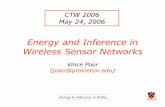 Energy and Inference in Wireless Sensor Networks