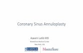 Coronary Sinus Annuloplasty - Cardiac Dimensions