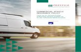COMMERCIAL VEHICLE INSURANCE POLICY