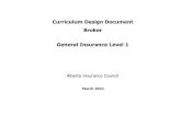 Curriculum Design Document Broker General Insurance Level 1