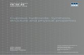 Cuprous hydroxide: Synthesis, structure and physical ...