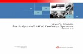 User’s Guide for Polycom HDX Desktop Systems, Version 2