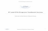 PT and PTA Program Textbook Survey - FSBPT