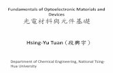 Fundamentals of Optoelectronic Materials and Devices 光電材料 …